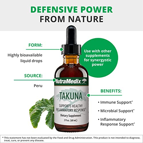 Foto 4 pulgar | Tintura Líquida De Hierbas Nutramedix Takuna Drops 60 Ml - Venta Internacional.