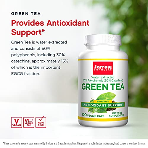 Foto 4 pulgar | Suplemento De Té Verde Jarrow Formulas 500 Mg 100 Cápsulas - Venta Internacional.