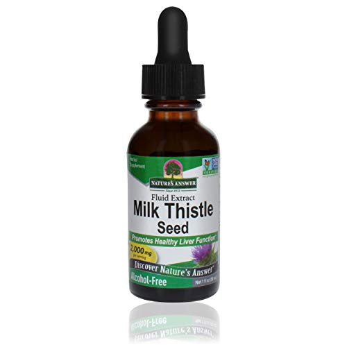 Suplemento De Extracto De Cardo Mariano De Nature's Answer, 30 Ml (paquete De 2) - Venta Internacional.