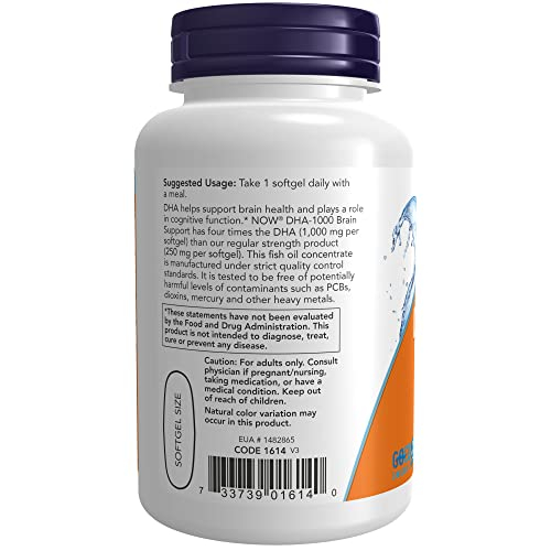 Foto 4 pulgar | Supplement Now Dha 1,000 Brain Support 90 Cápsulas Blandas - Venta Internacional.
