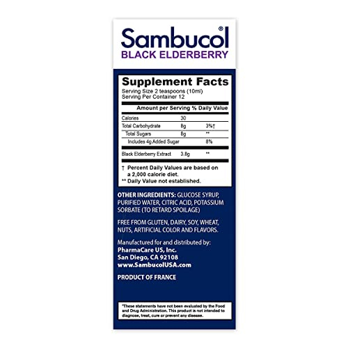 Foto 7 pulgar | Suplemento: Jarabe De Saúco Negro De Sambucol, 120 Ml, Suplemento Inmunológico - Venta Internacional.