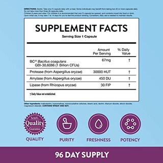 Foto 3 | Suplemento Digestive Advantage Probiotic Intensive 96 Cápsulas - Venta Internacional.