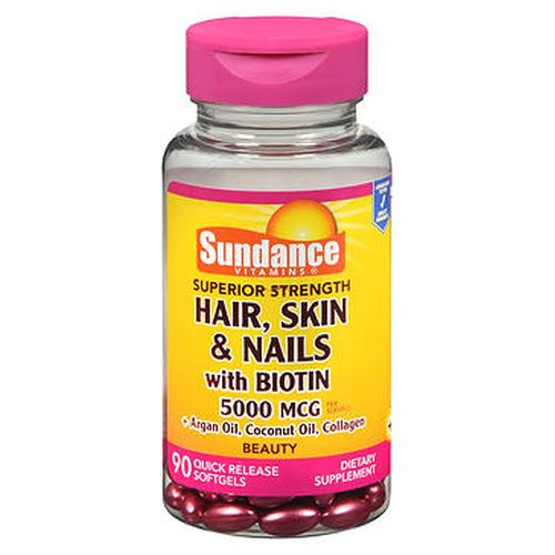 Foto 2 pulgar | Complemente Sundance Hair, Piel Y Uñas Con Biotina 90 Tabletas- Venta Internacional