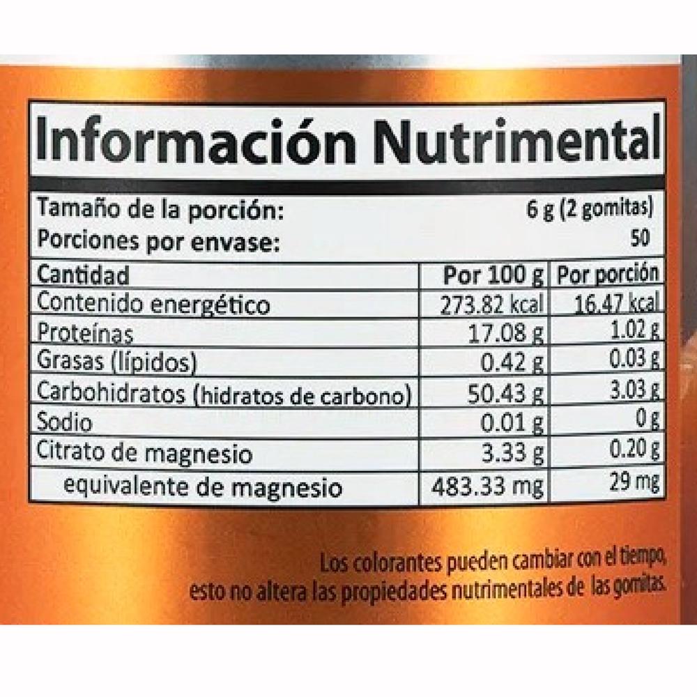 Foto 3 pulgar | Citrato De Magnesio 100 Gomitas Mandarina Natural Health