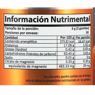 Foto 2 | Citrato De Magnesio 100 Gomitas Mandarina Natural Health