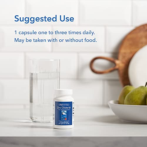 Foto 7 pulgar | Suplemento De Citrato De Zinc Para Allergy Research Group, 50 Mg, 60 Cápsulas - Venta Internacional.