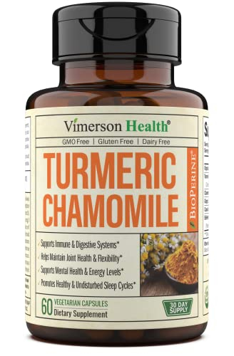 Suplemento Vimerson Health, Cúrcuma, Manzanilla, Apoyo Para Dormir - Venta Internacional.