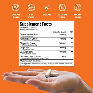 Foto 3 | Suplemento Vimerson Health, Cúrcuma, Manzanilla, Apoyo Para Dormir - Venta Internacional.