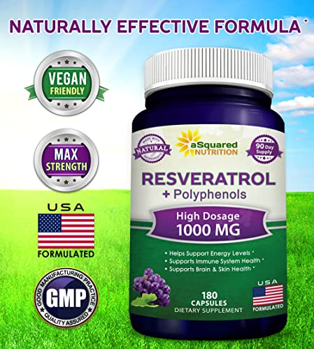 Foto 5 | Suplemento De Resveratrol De Squared Nutrition 180 Cápsulas - Venta Internacional.