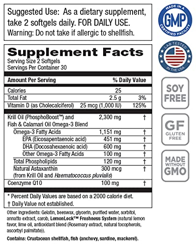 Foto 3 pulgar | Suplemento Purity Products Krill Omega 10X 60 Tabletas-Venta Internacional