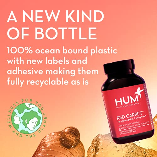 Foto 6 | Suplemento De Vitaminas Hum Red Carpet Para Piel Y Cabello, 60 Cápsulas Blandas - Venta Internacional.