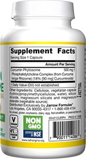 Foto 3 | Suplemento Jarrow Formulas Curcumin Phytosome 500 Mg 60 Cápsulas - Venta Internacional.