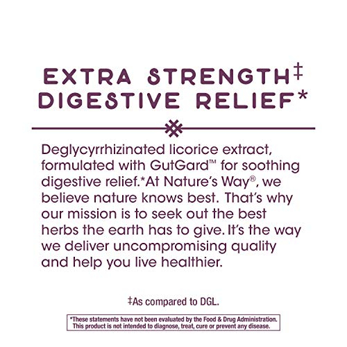 Foto 5 pulgar | Suplemento Nature's Way Dgl Ultra Extra Strength 90 Cápsulas - Venta Internacional.