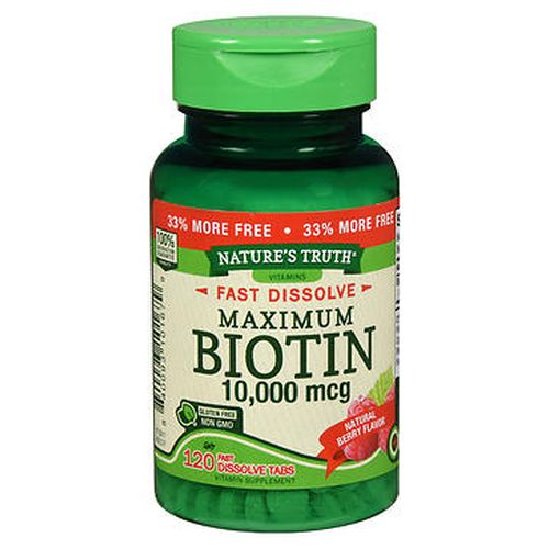 Foto 2 pulgar | Suplemento Nature's Truth Ultra Biotin De 10,000 Mcg 120 Tabletas - Venta Internacional.