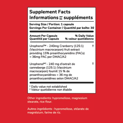 Foto 5 pulgar | Suplemento Sizio+ Utiva Cranberry Pacs 36 Mg - 90 Cápsulas Veganas - Venta Internacional.