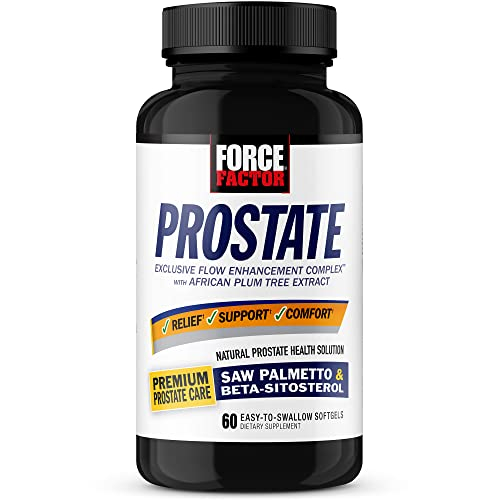 Suplemento Force Factor Prostate Saw Palmetto Para Hombre, 60 Unidades - Venta Internacional.