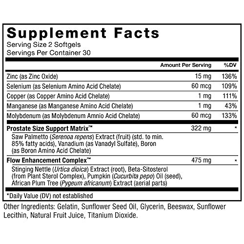 Foto 7 pulgar | Suplemento Force Factor Prostate Saw Palmetto Para Hombre, 60 Unidades - Venta Internacional.