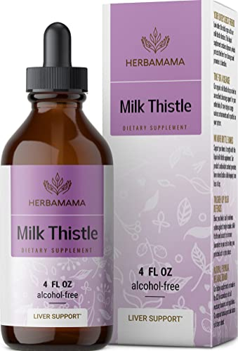 Foto 2 pulgar | Suplemento Herbamama Milk Thistle de 4 Oz-Venta Internacional