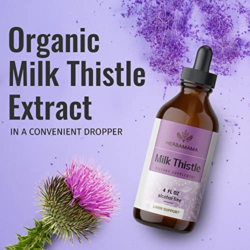 Foto 6 pulgar | Suplemento Herbamama Milk Thistle de 4 Oz-Venta Internacional