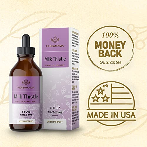 Foto 7 pulgar | Suplemento Herbamama Milk Thistle de 4 Oz-Venta Internacional