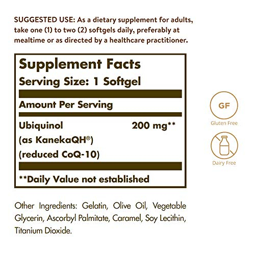 Foto 3 pulgar | Suplemento Solgar Ubiquinol 200 Mg (reducción De Coq-10) 30 G - Venta Internacional.