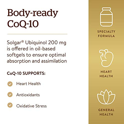 Foto 5 pulgar | Suplemento Solgar Ubiquinol 200 Mg (reducción De Coq-10) 30 G - Venta Internacional.