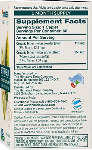 Foto 7 pulgar | Suplemento De Melón Amargo Orgánico Himalaya 660 Mg 60 Cápsulas - Venta Internacional