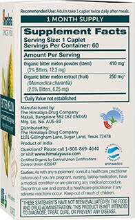 Foto 6 | Suplemento De Melón Amargo Orgánico Himalaya 660 Mg 60 Cápsulas - Venta Internacional