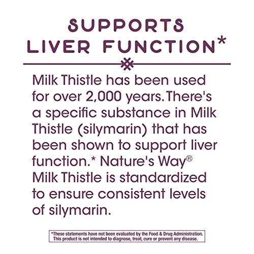 Foto 5 pulgar | Suplemento Nature's Way Milk Thistle 120 Cápsulas-Venta Internacional