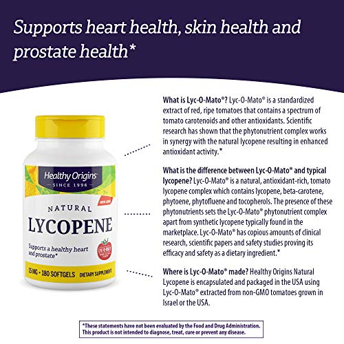 Foto 6 pulgar | Suplemento Healthy Origins Natural Lycopene 180 Cápsulas-Venta Internacional