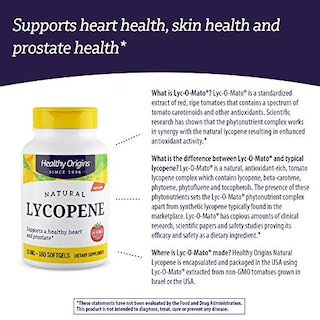 Foto 5 | Suplemento Healthy Origins Natural Lycopene 180 Cápsulas-Venta Internacional