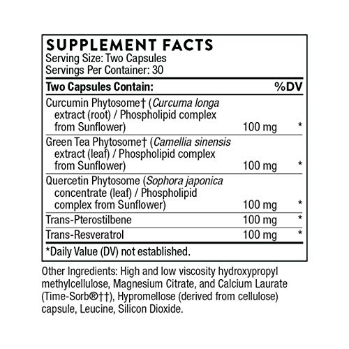 Foto 3 pulgar | Suplemento Thorne Polyresveratrol-sr Trans-resveratrol 60 Ca - Venta Internacional.