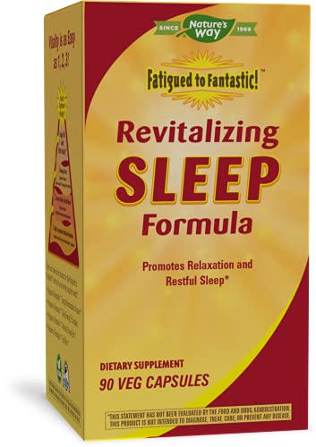 ¡sleep Aid Nature's Way Fatigado A Fantástico! ¡90 Cápsulas - Venta Internacional.