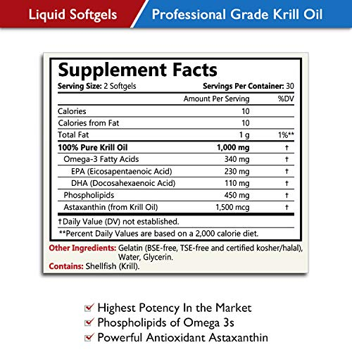 Foto 3 pulgar | Suplemento De Aceite De Krill Naturemyst 60 Cápsulas Blandas Líquidas - Venta Internacional.