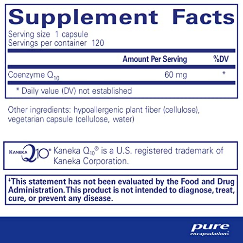Foto 3 pulgar | Suplemento Pure Encapsulations CoQ10 de 120 Cápsulas-Venta Internacional