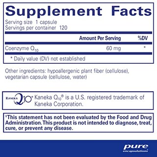 Foto 2 | Suplemento Pure Encapsulations CoQ10 de 120 Cápsulas-Venta Internacional