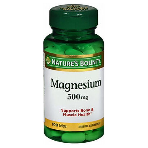 Foto 2 pulgar | Suplemento De Magnesio De Alta Potencia De Nature's Bounty 100 Comprimidos - Venta Internacional