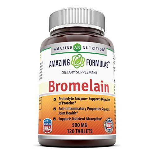 Foto 2 pulgar | Suplemento Amazing Nutrition Bromelina 500 Mg 120 Comprimidos - Venta Internacional
