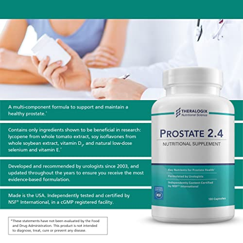 Foto 4 pulgar | Suplemento Theralogix Prostate 2.4 de 180 Cápsulas-Venta Internacional