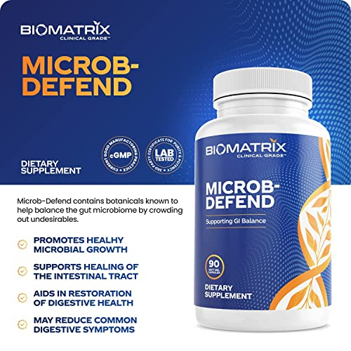 Foto 3 | Suplemento Biomatrix Microb-defend De Tomillo, Orégano Y Aceite De Clavo - Venta Internacional.