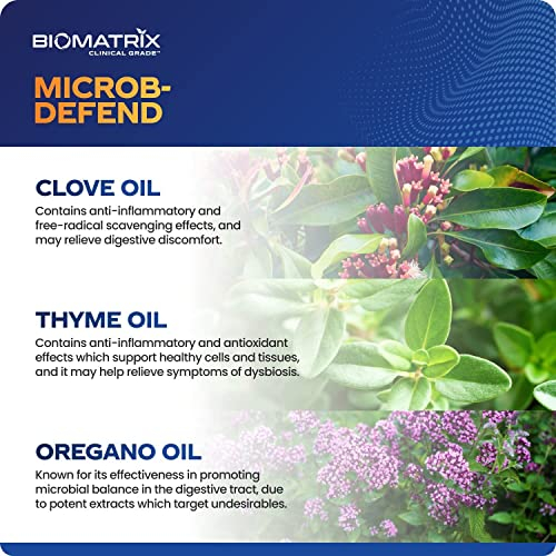 Foto 5 | Suplemento Biomatrix Microb-defend De Tomillo, Orégano Y Aceite De Clavo - Venta Internacional.