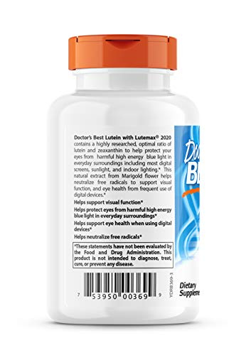 Foto 4 pulgar | Suplemento Doctor's Best Lutein con Lutemax 60 Cápsulas-Venta Internacional