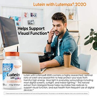 Foto 4 | Suplemento Doctor's Best Lutein con Lutemax 60 Cápsulas-Venta Internacional