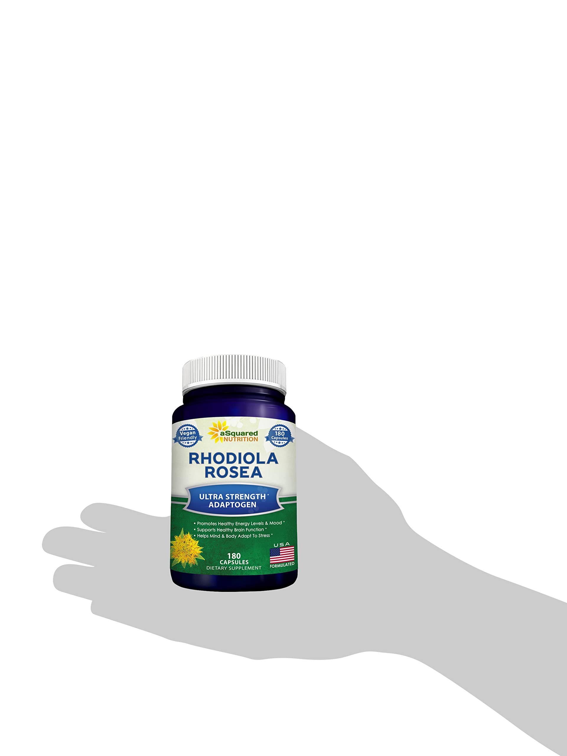 Foto 8 pulgar | Suplemento Squared Nutrition Rhodiola Rosea 1000 Mg 180 Cápsulas - Venta Internacional.