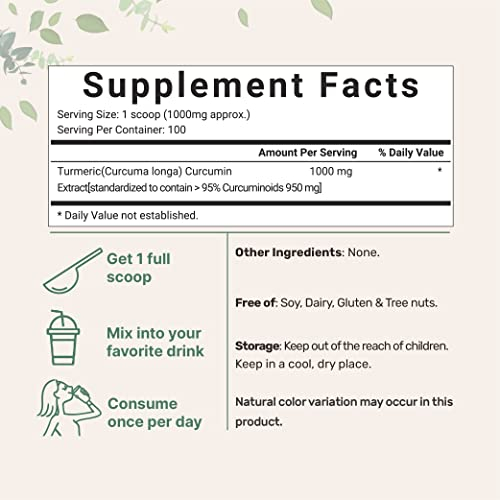 Foto 3 pulgar | Suplemento Micro Ingredients Turmeric Curcumin 100 G-Venta Internacional