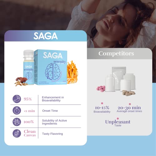 Foto 5 pulgar | Suplemento Saga Serenity de 59 Ml-Venta Internacional