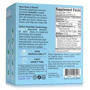 Foto 7 | Suplemento Saga Serenity de 59 Ml-Venta Internacional