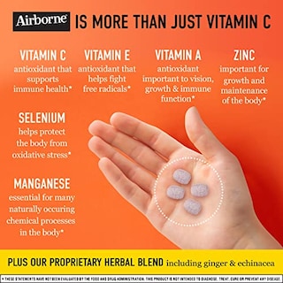 Foto 2 | Suplemento Airborne Vitamina C de 116 Tabletas-Venta Internacional