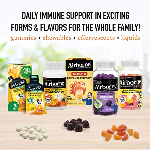 Foto 7 pulgar | Suplemento Airborne Vitamina C de 116 Tabletas-Venta Internacional