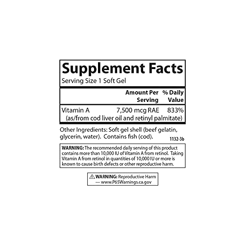 Foto 5 pulgar | Suplemento De Vitamina A Carlson, 25,000 Ui (7500 Mcg Rae), 250 Ml - Venta Internacional.